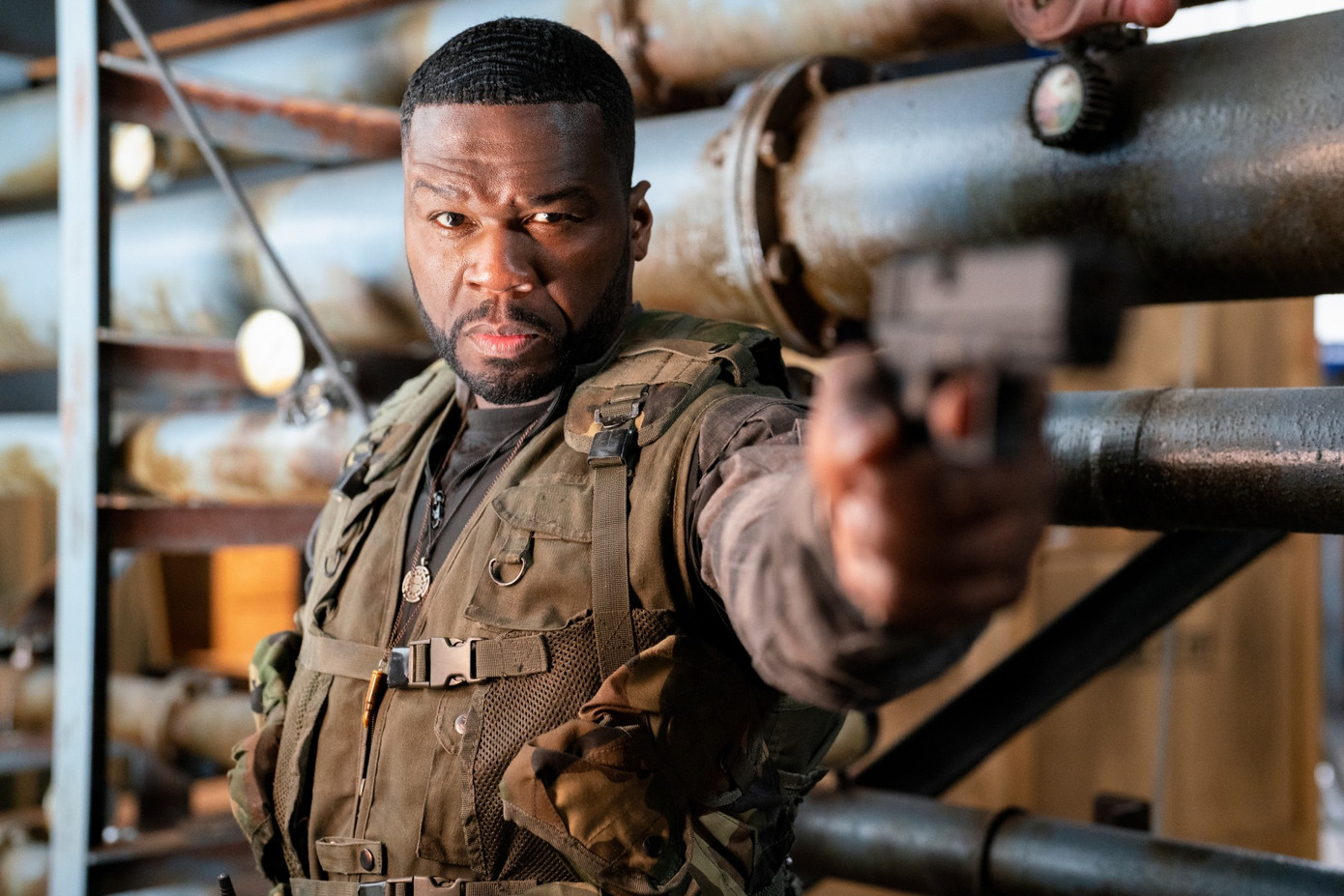 Tạo hình của 50 Cent trong phim.