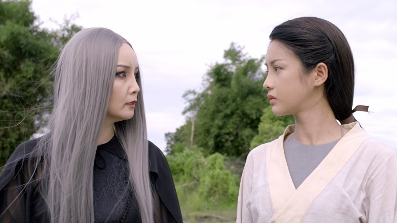 Tạo hình Đạm Tiên của Mai Thu Huyền trong phim.