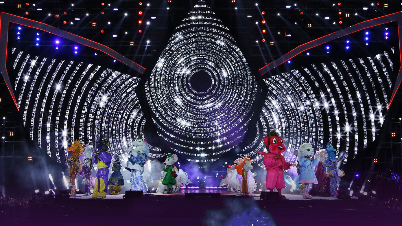 Một phần sân khấu concert Ca sĩ mặt nạ 2023.