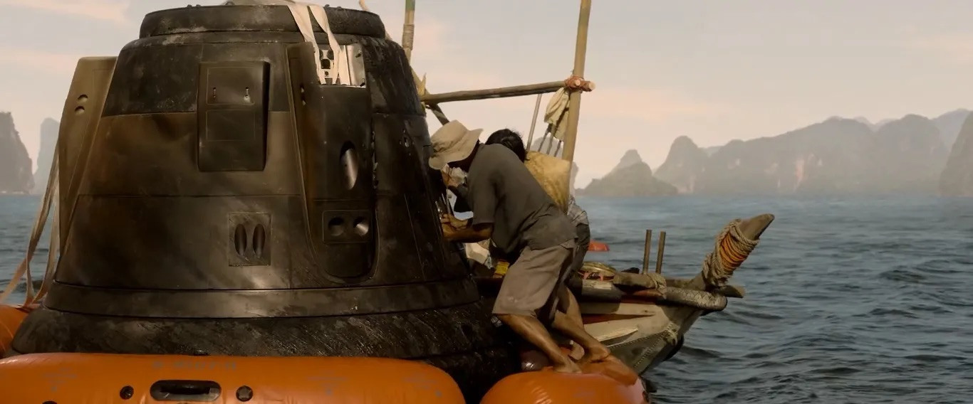 Vịnh Hạ Long xuất hiện trong phân cảnh cuối phim Life (2017).