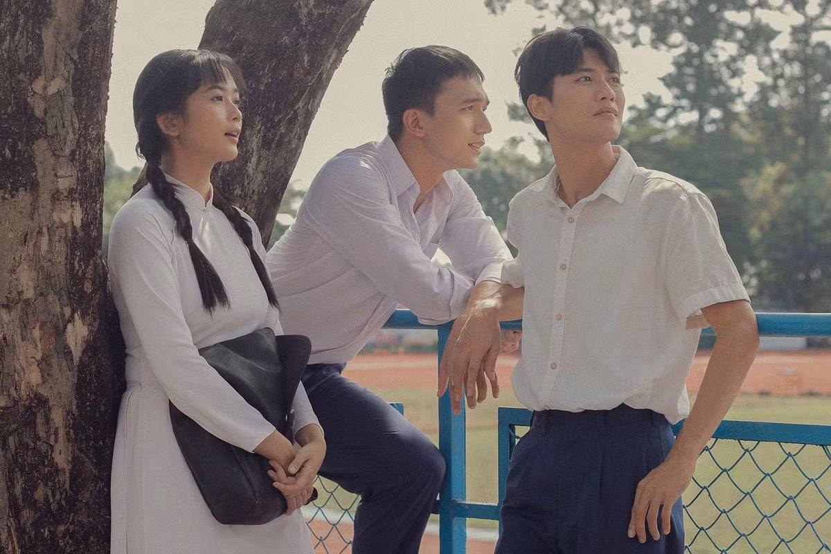 Bộ ba nhân vật chính Miền (Ngọc Xuân), Phúc (Đỗ Nhật Hoàng) và Vinh (Avin Lu).
