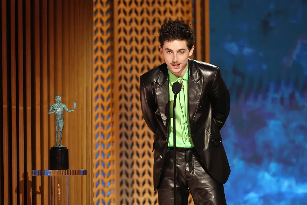 Timothée Chalamet vừa lập kỷ lục tại giải SAG.