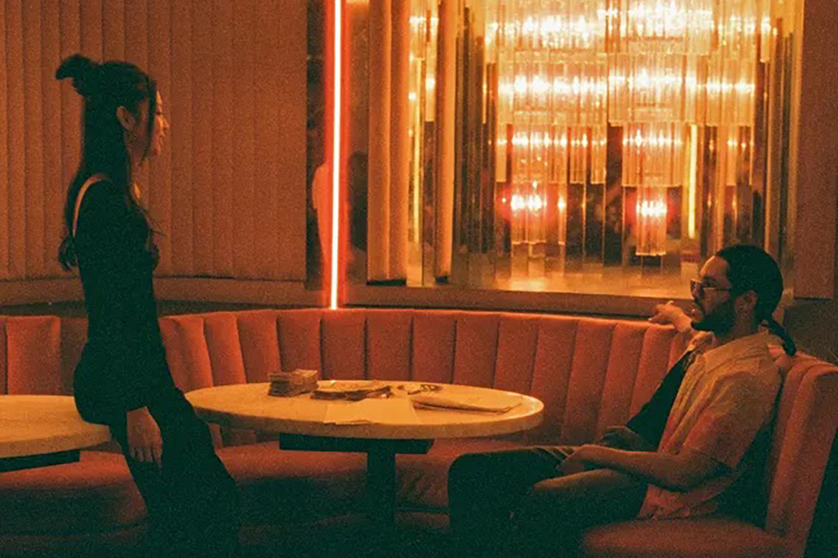 Hình ảnh Jennie và The Weeknd trong phim.