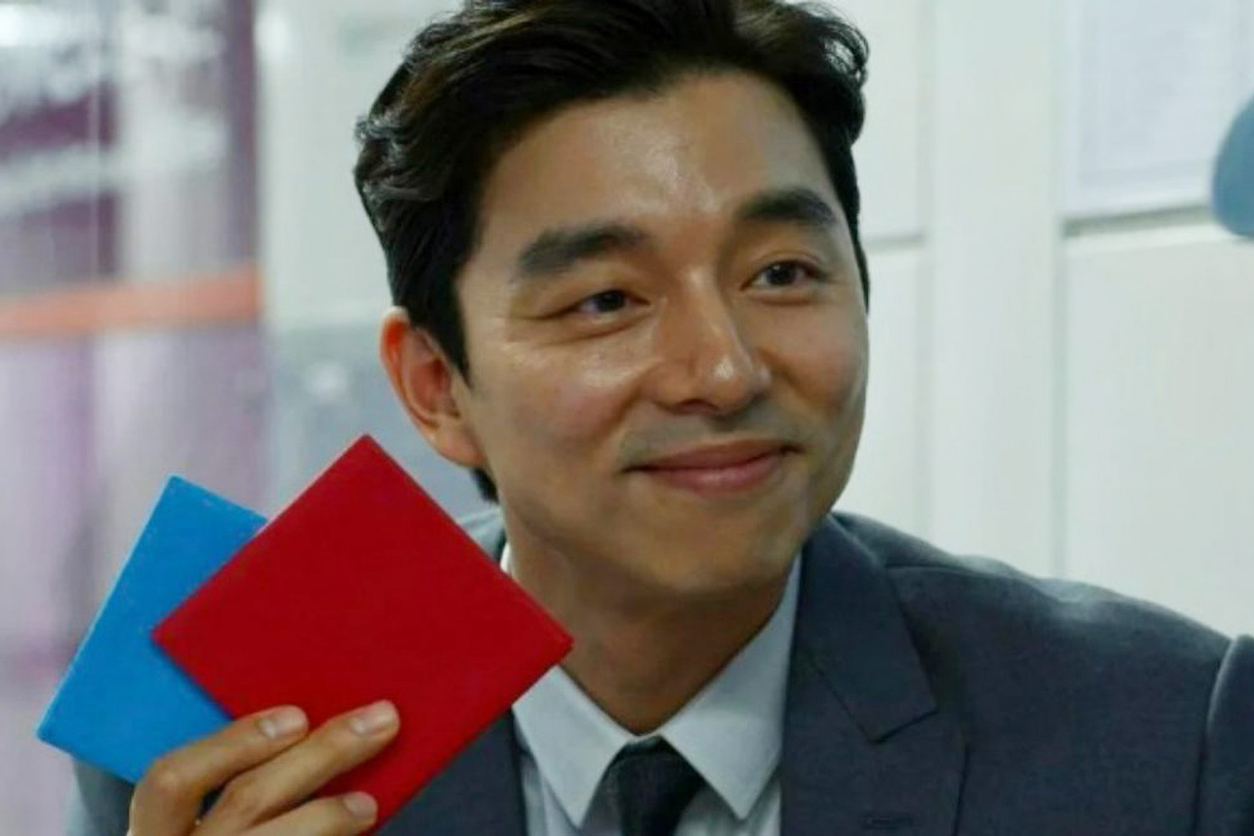 Tạo hình của Gong Yoo trong Squid Game.