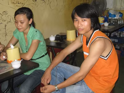 Phút thảnh thơi của chủ Sinh viên quán 