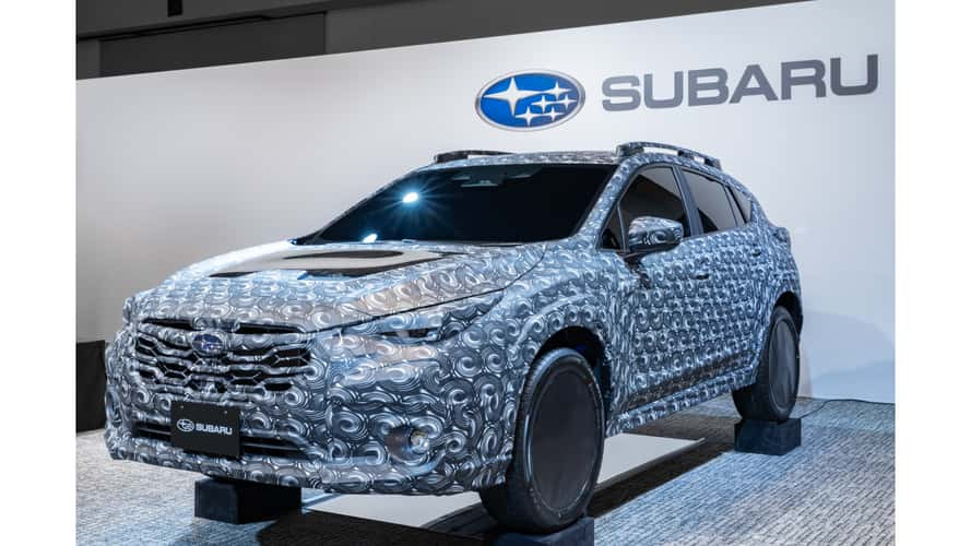 Hệ truyền động hybrid mới của Subaru được lắp đặt trên nguyên mẫu Crosstrek thế hệ mới.