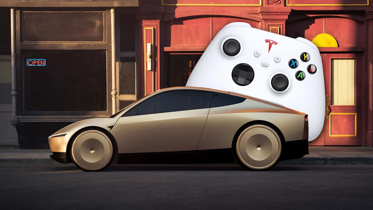 Xe tự hành của Tesla có thể điều khiển được bằng thiết bị giống tay cầm chơi game trong một số tình huống nhất định.