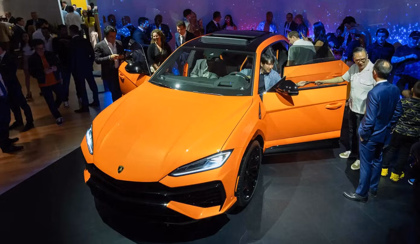 Lamborghini Urus SE ra mắt tại Triển lãm ô tô Bắc Kinh hồi tháng 4.