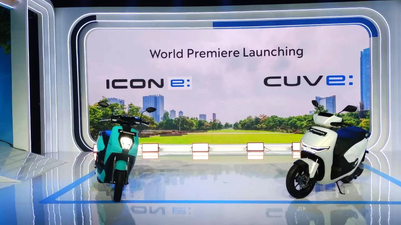 Bộ đôi xe máy điện Honda ICON e: và Honda CUV e: ra mắt tại Indonesia hôm 9/10.