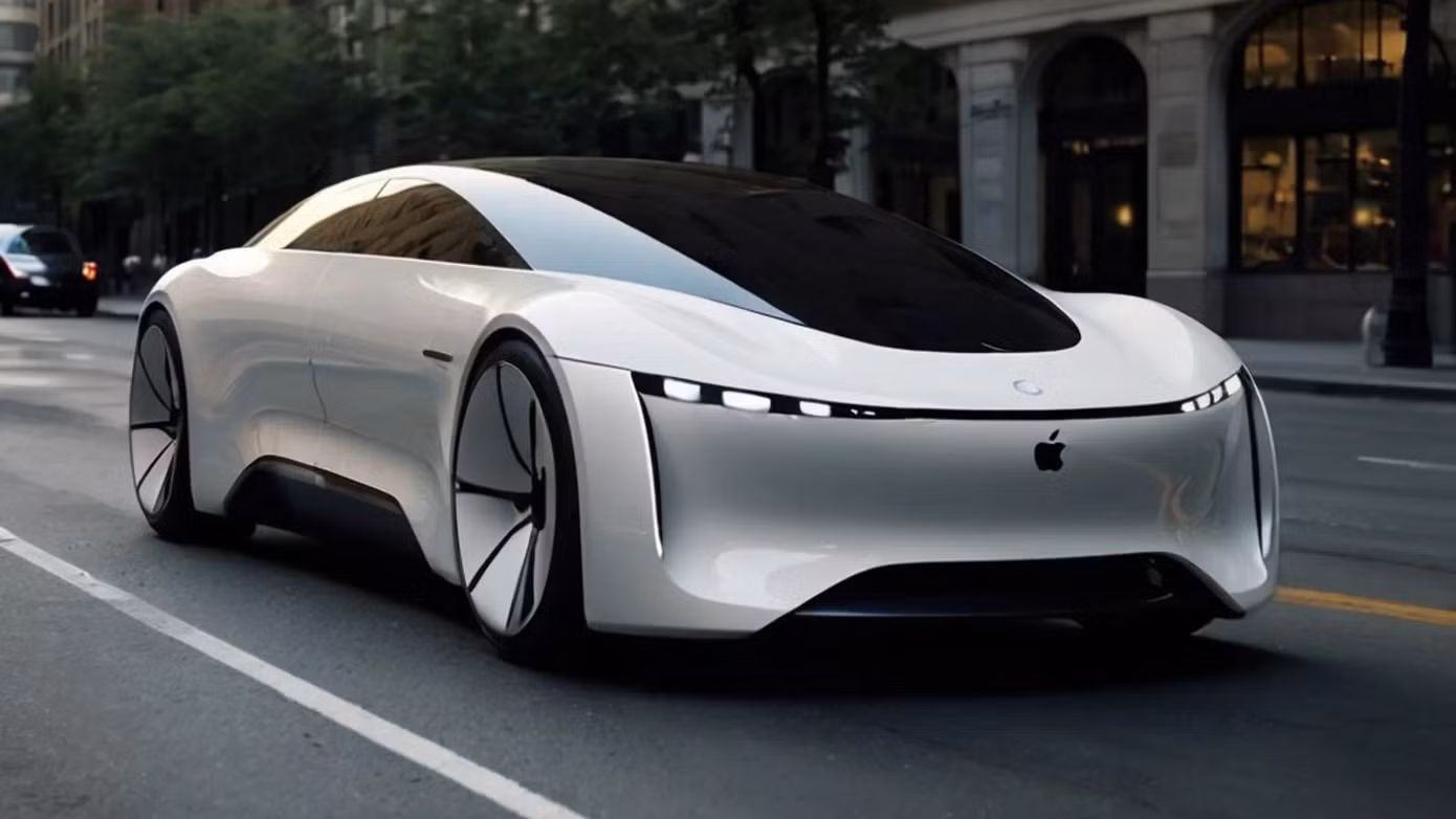 Một mẫu concept về xe điện của Apple. Một mẫu concept về xe điện của Apple.
