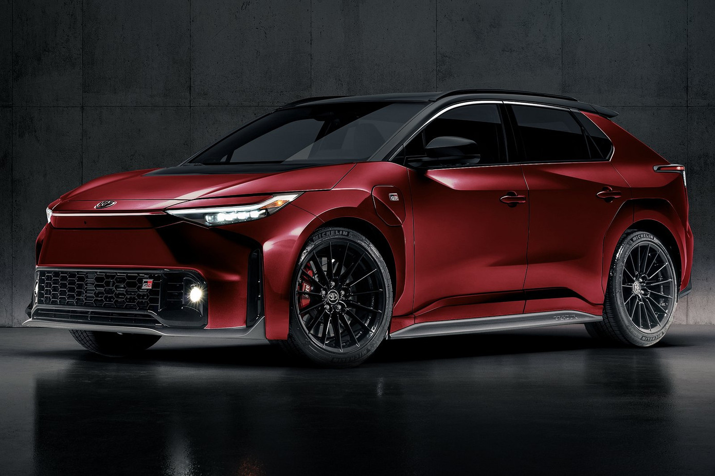 Mẫu xe thuần điện Toyota bZ4X.