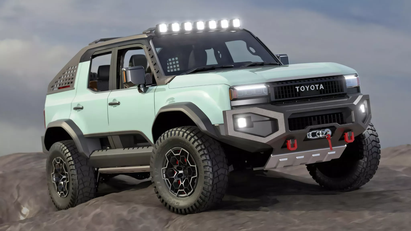 Land Cruiser ROX Concept - Phiên bản bán tải hầm hố của mẫu SUV Toyota Land Cruiser.