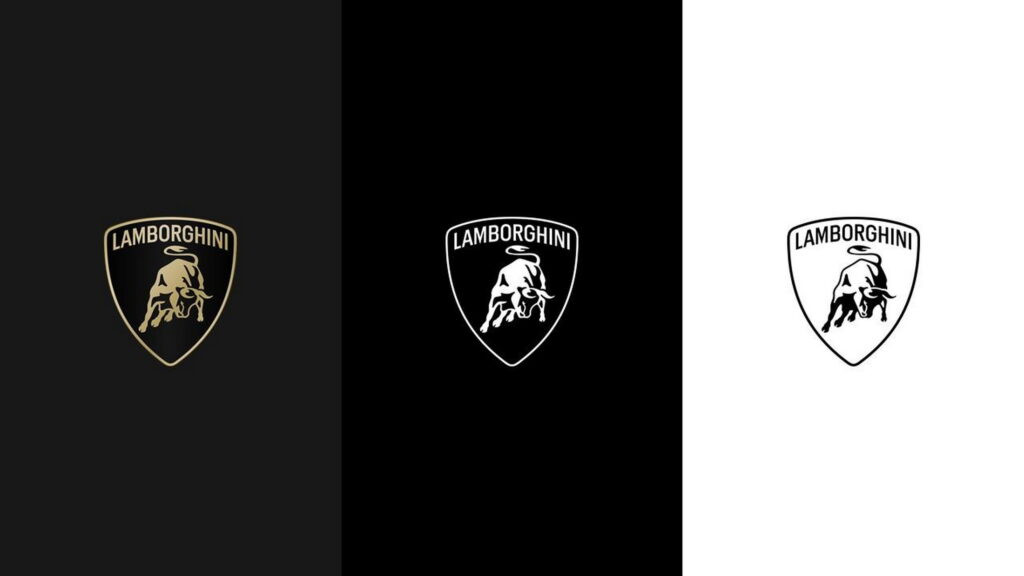Logo Lamborghini mới sẽ được sử dụng bổ sung tông màu đen trắng luân phiên. Logo Lamborghini mới sẽ được sử dụng bổ sung tông màu đen trắng luân phiên.