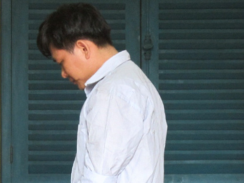 Bị cáo Nguyên tại phiên toà phúc thẩm