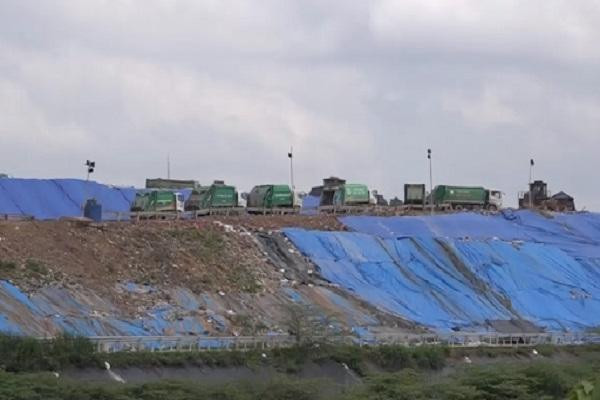 Khu liên hợp xử lý chất thải Sóc Sơn.