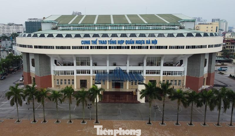 Tại Cung thể thao tổng hợp Quần ngựa Hà Nội - địa điểm sẽ tổ chức các môn thi đấu Thể dục dụng cụ, Thể dục nghệ thuật, Thể dục Aerobic... Tại Cung thể thao tổng hợp Quần ngựa Hà Nội - địa điểm sẽ tổ chức các môn thi đấu Thể dục dụng cụ, Thể dục nghệ thuật, Thể dục Aerobic...