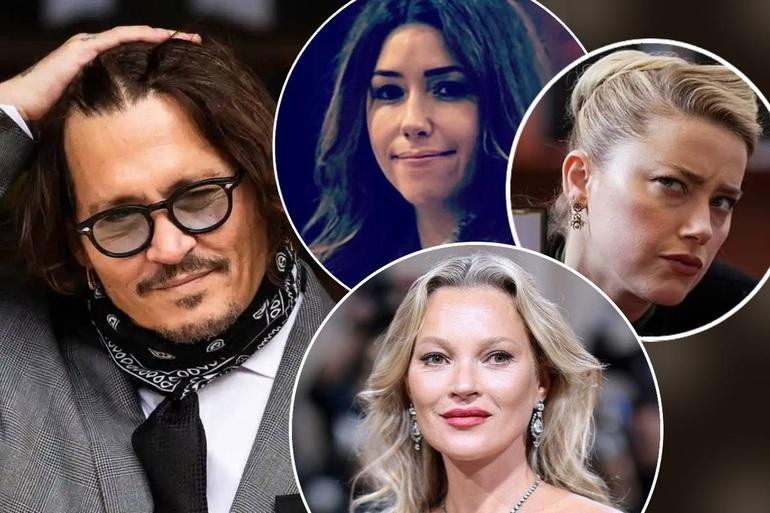 Johnny Depp gây sốt với loạt chuyện tình nơi... tòa án (Ảnh: Daily Mail). Johnny Depp gây sốt với loạt chuyện tình nơi... tòa án (Ảnh: Daily Mail).
