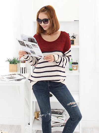 Cách mix đồ thời trang với áo len dáng rộng ảnh 3