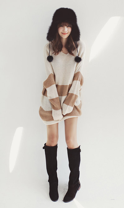 Cách mix đồ thời trang với áo len dáng rộng ảnh 5