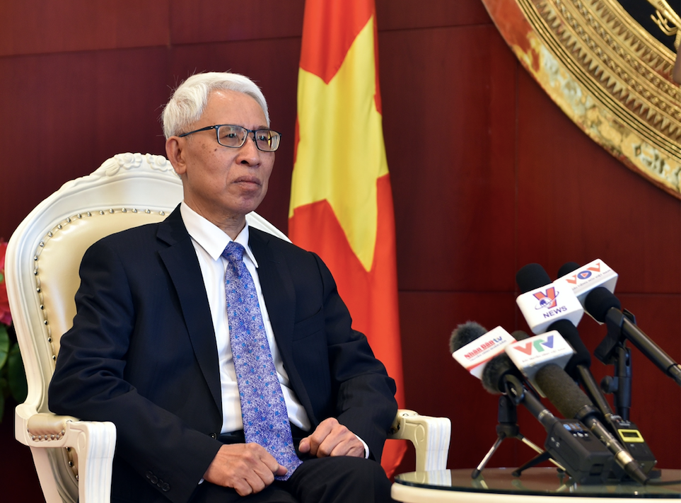 Đại sứ Việt Nam tại Trung Quốc Phạm Sao Mai. (Ảnh: Mofa) Đại sứ Việt Nam tại Trung Quốc Phạm Sao Mai. (Ảnh: Mofa)