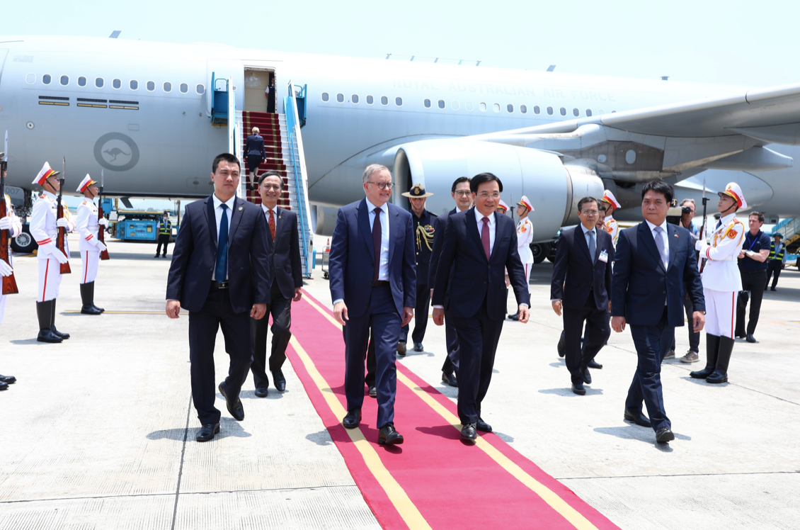 Đây là lần đầu tiên Thủ tướng Úc Anthony Albanese thăm Việt Nam trên cương vị hiện nay. (Ảnh: Nhật Minh)