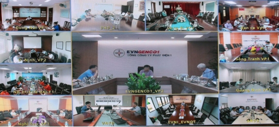 Các đầu cầu tại các đơn vị họp trực tuyến