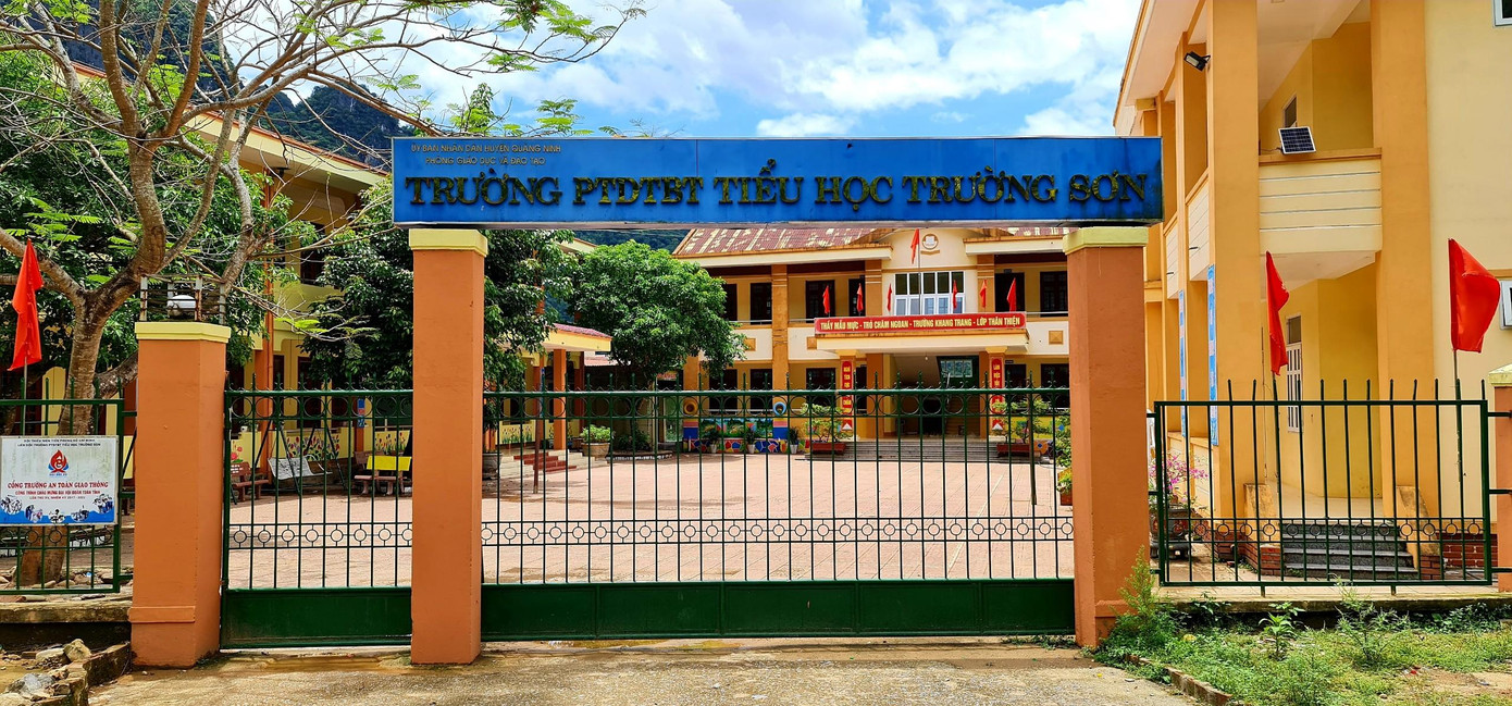 Trường Phổ thông dân tộc bán trú Tiểu học Trường Sơn - nơi xảy ra sự việc