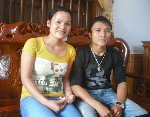 Đám cưới của hai vợ chồng là kết quả của tình yêu lãng mạn kéo dài 7 năm