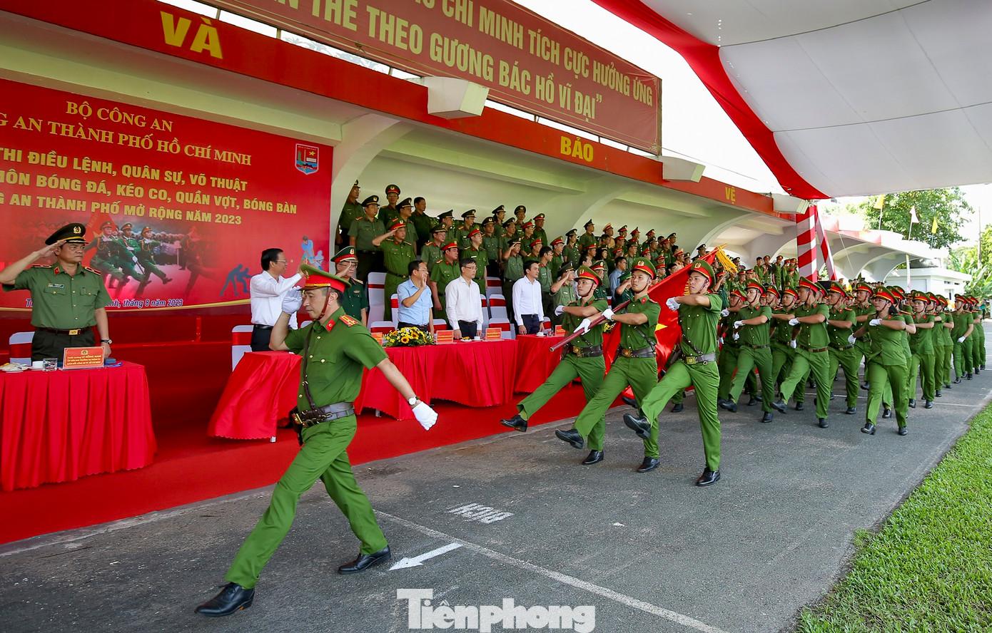 Hội thi Điều lệnh, quân sự, võ thuật và Hội thao Công an TPHCM mở rộng năm 2023 là sự kiện chào mừng kỷ niệm 78 năm ngày truyền thống lực lượng Công an nhân dân (19/8/1945 - 19/8/2023), 78 năm Cách mạng tháng Tám và Quốc Khánh 2/9 (2/9/1945 - 2/9/2023).