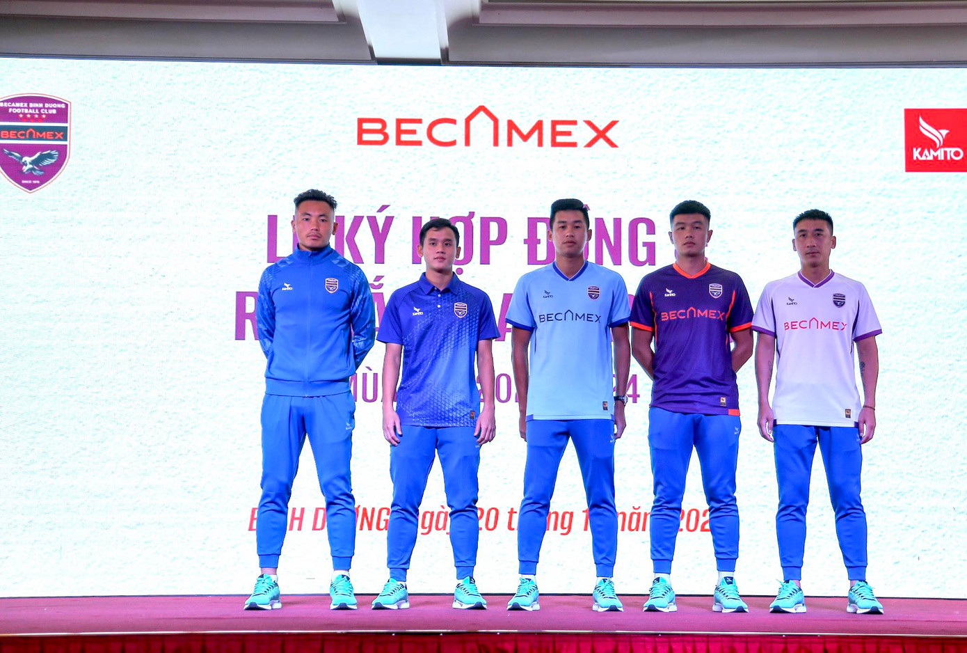 Dàn "sao" mới của CLB Bình Dương tại V.League 2023-2024.