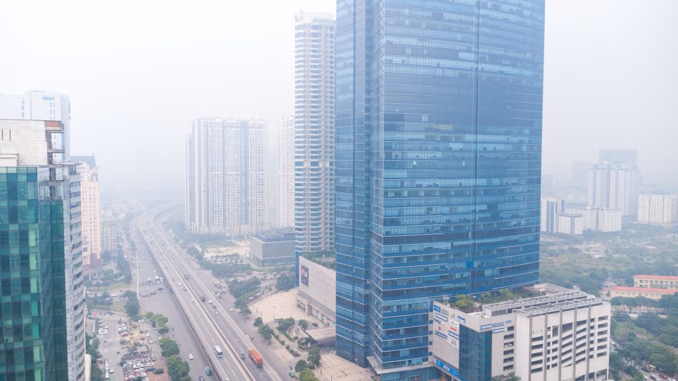 Một số điểm đo ghi nhận chất lượng không khí ở ngưỡng tím như tại Trung tâm Sao Mai (Thanh Xuân), Viện Hàn lâm Khoa học và Công nghệ Việt Nam (Cầu Giấy), thị trấn Đông Anh (Đông Anh), Trâu Quỳ (Gia Lâm)... Một số điểm đo ghi nhận chất lượng không khí ở ngưỡng tím như tại Trung tâm Sao Mai (Thanh Xuân), Viện Hàn lâm Khoa học và Công nghệ Việt Nam (Cầu Giấy), thị trấn Đông Anh (Đông Anh), Trâu Quỳ (Gia Lâm)...