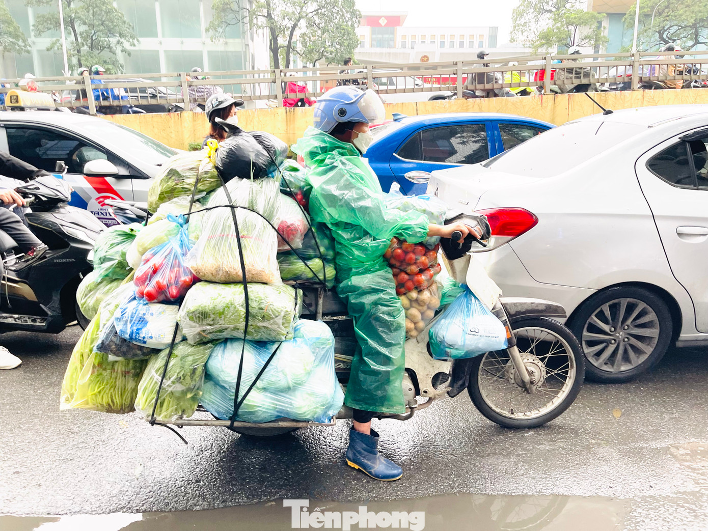 Trời mưa gió, độ mù lớn kèm độ ẩm cao cũng khiến cho cho nhiều người dân mưu sinh gặp nhiều khó khăn.