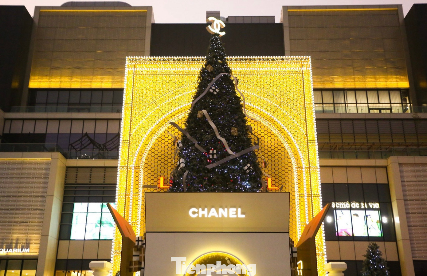 Khu vực trang trí thường nằm ngay mặt tiền của tòa nhà để thu hút sự chú ý của người dân khi đi qua.