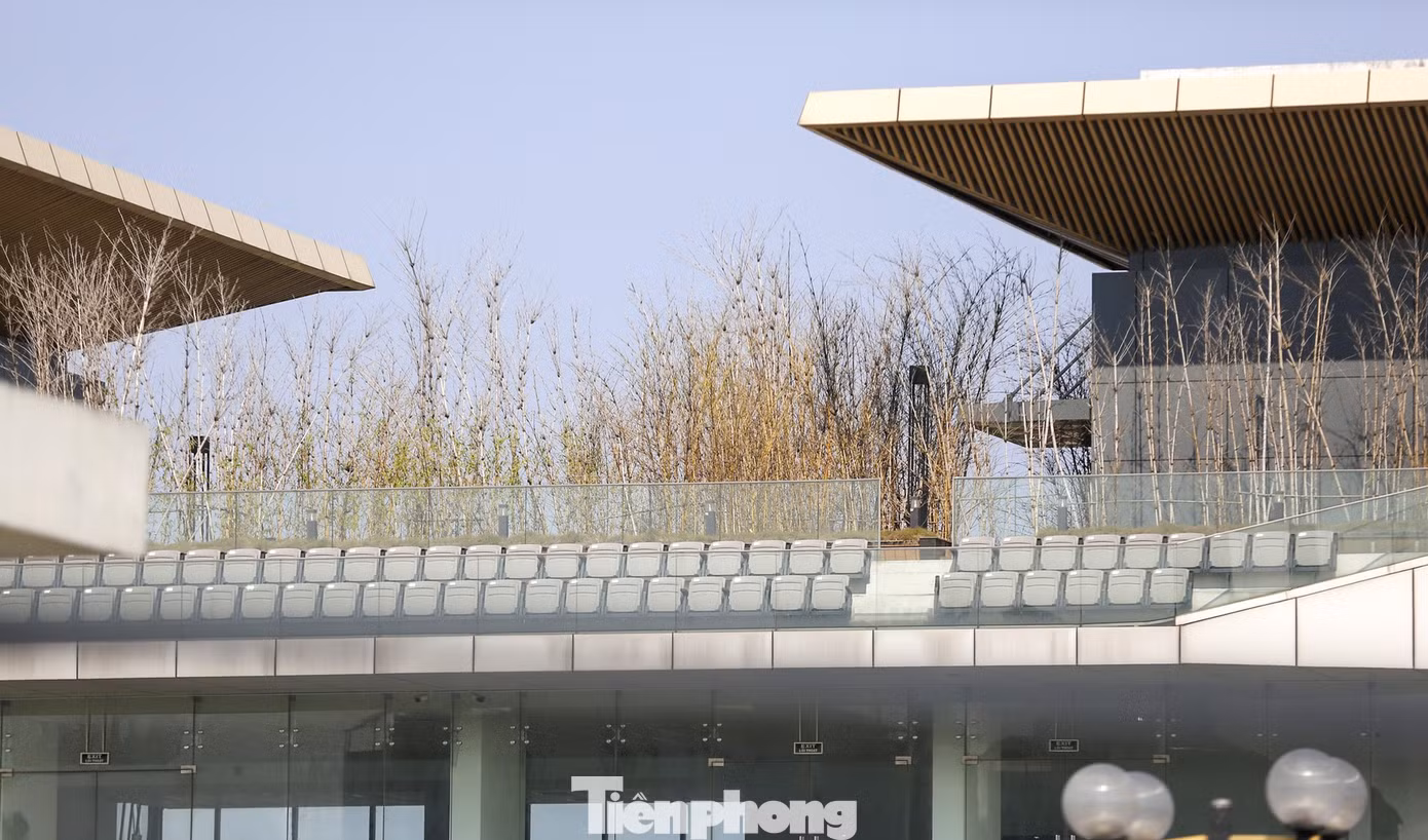 Theo quan sát của PV Tiền Phong, các hạng mục như ghế ngồi tại khu vực nhà điều hành cũng còn rất mới. Tuy nhiên, cây cối thời gian dài không được chăm sóc đã khô héo. Theo quan sát của PV Tiền Phong, các hạng mục như ghế ngồi tại khu vực nhà điều hành cũng còn rất mới. Tuy nhiên, cây cối thời gian dài không được chăm sóc đã khô héo.