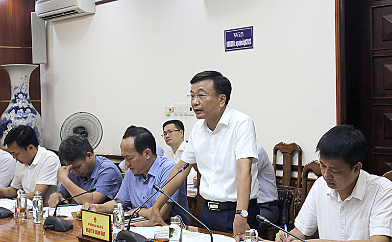 Thứ trưởng Bộ GTVT Nguyễn Danh Huy phát biểu tại hội nghị.