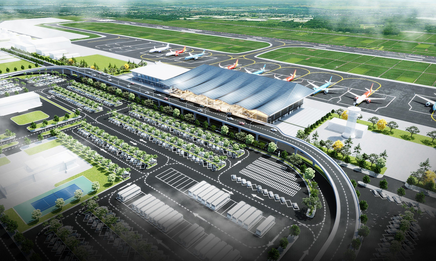 Phương án thiết kế với quy trình đi và đến tách biệt.