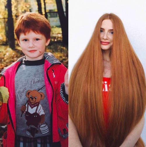 'Nàng Rapunzel đời thực' đẹp không tưởng với mái tóc dài đỏ rực ảnh 2