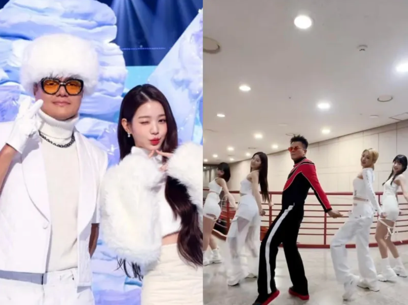 Có sân khấu kết hợp cùng Jang Wonyoung, tham gia nhảy bài mới với LE SSERAFIM nhưng Park Jin Young lại chưa bao giờ làm điều này cùng NMIXX.