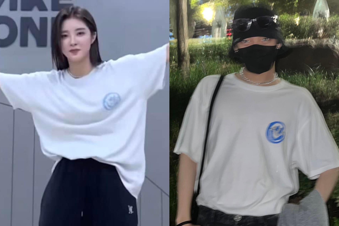 Da Yeon cũng có một chiếc áo giống y hệt áo Won diện trong bức ảnh, làm dấy lên nghi vấn.