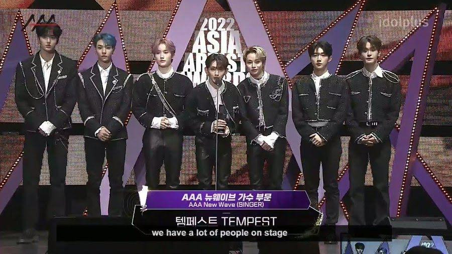 Lần đầu tiên tiếng Việt được vang lên tại lễ trao giải của Hàn Quốc trong lời phát biểu của Hanbin (TEMPEST).