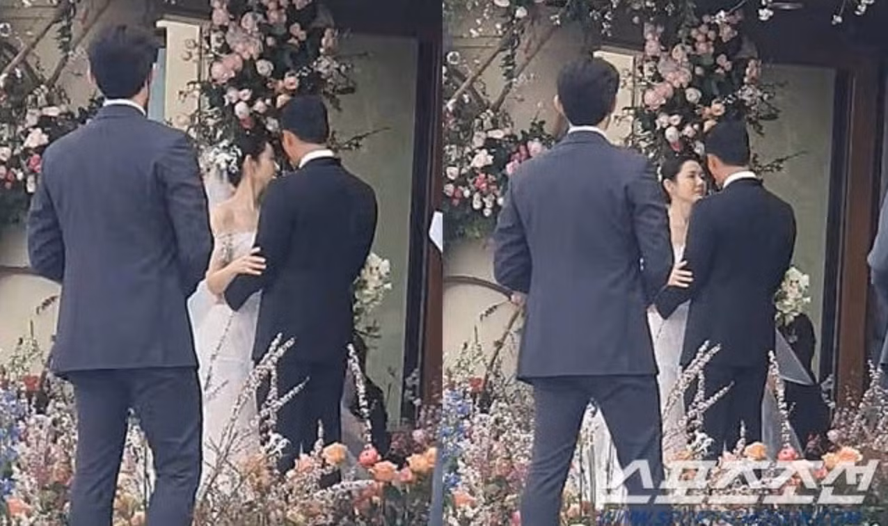 Bóng lưng gây thương nhớ của "tiên đồng rải hoa" Gong Yoo trong đám cưới của Hyun Bin và Son Ye Jin.