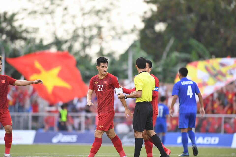 Tiến Linh lập cú đúp, U22 Việt Nam loại Thái Lan khỏi SEA Games 30 ảnh 12