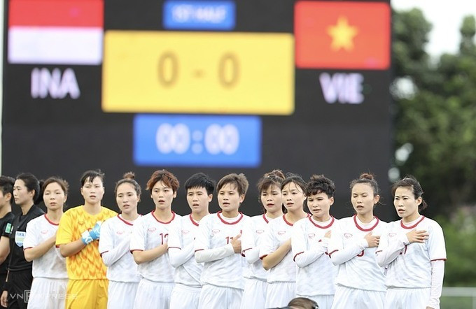 Thắng Indonesia 6-0, tuyển nữ Việt Nam vào bán kết SEA Games 30 ảnh 2