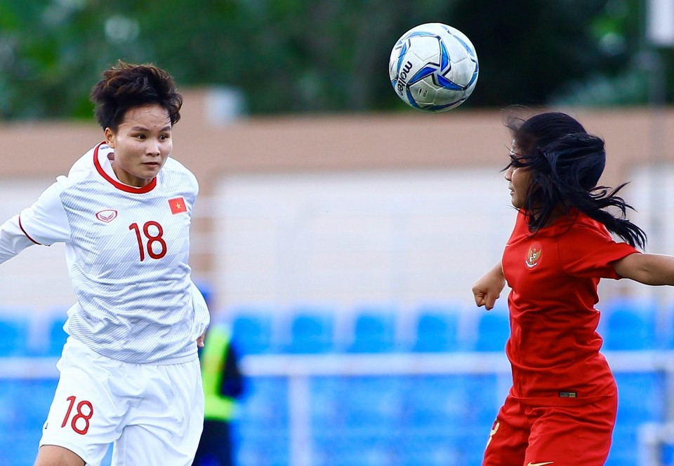 Thắng Indonesia 6-0, tuyển nữ Việt Nam vào bán kết SEA Games 30 ảnh 5