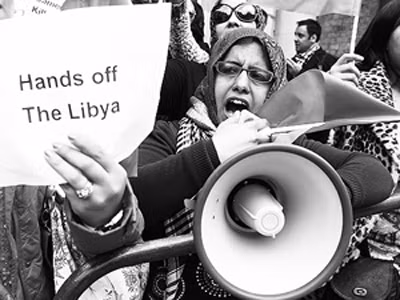 Biểu tình ở London phản đối cuộc chiến Libya