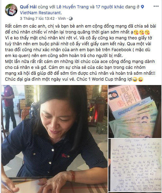 Thanh niên đăng đàn Facebook trả 15 triệu cho người đánh rơi ảnh 2