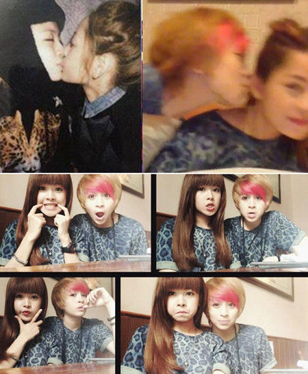 Scandal đeo bám Chi Pu suốt năm 2013 là tin đồn yêu đồng tính với Gil Lê. Ảnh chụp màn hình