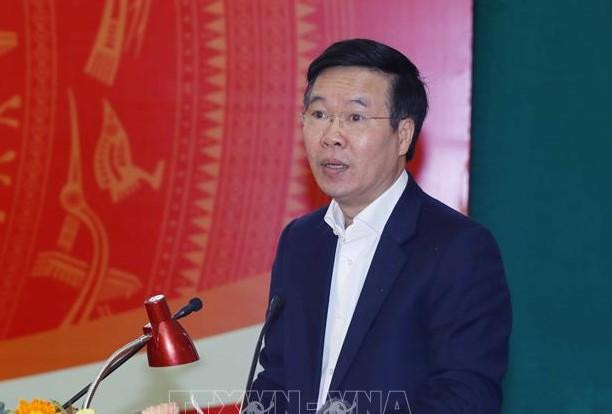 Thường trực Ban Bí thư Võ Văn Thưởng (ảnh TTXVN)