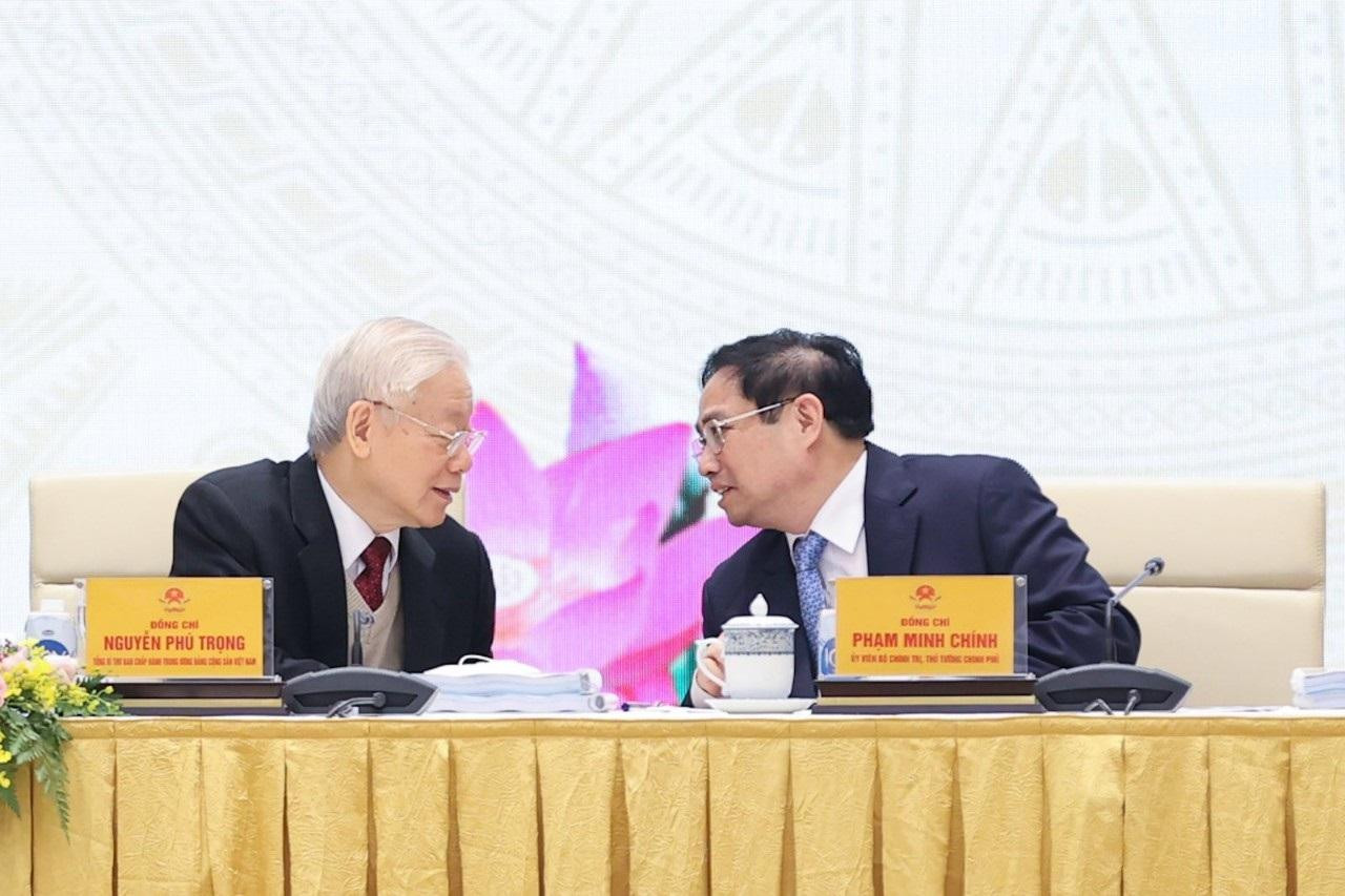 Tổng Bí thư Nguyễn Phú Trọng và Thủ tướng Phạm MInh Chính (ảnh Nhật Bắc) Tổng Bí thư Nguyễn Phú Trọng và Thủ tướng Phạm MInh Chính (ảnh Nhật Bắc)