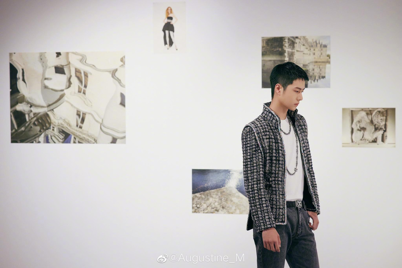 Vương Nhất Bác tại sự kiện của thương hiệu Chanel.